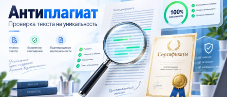 Антиплагиат - сертификат проверки текста